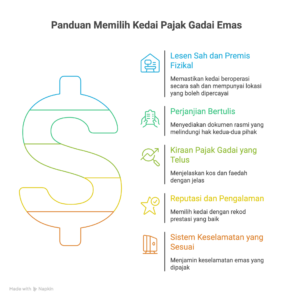 panduan memilih kedai pajak gadai emas